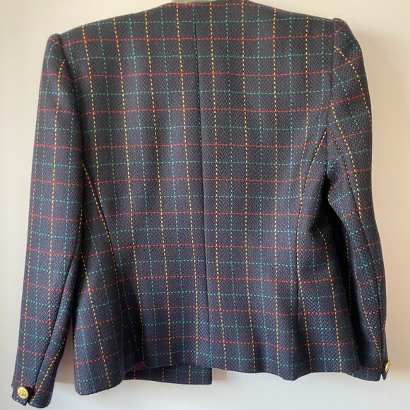 Vintage 100% Wool blazer Jones New York Size 8 Jacket. MADE IN CANADA - Picture 5 of 10